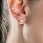 MINI DAISY OHRRINGE aus 925 Silber - Eleganter Ohrringe - AURIME