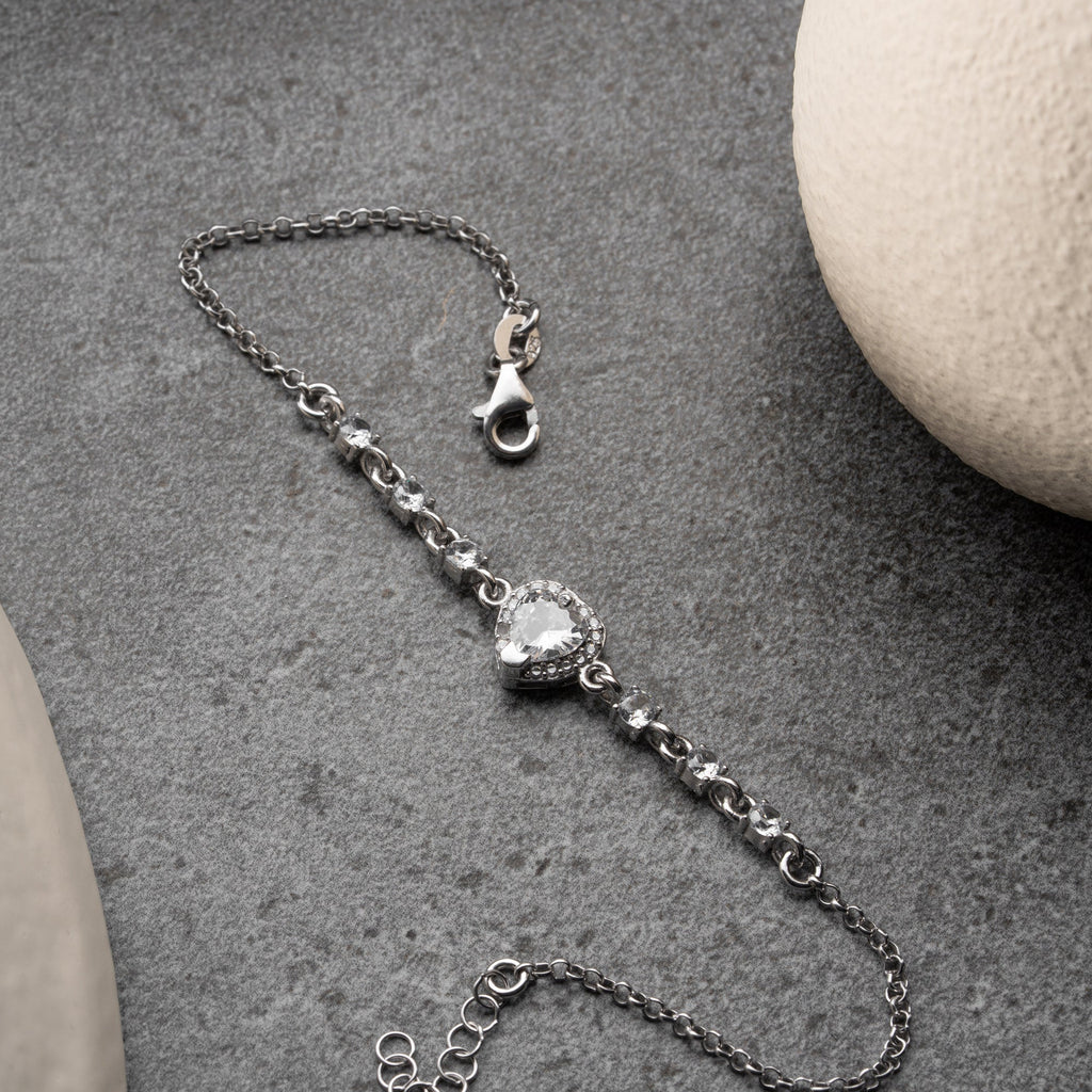 DROP STONE ARMBAND | 925 SILBER