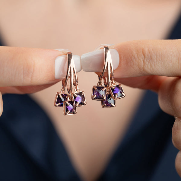 RUNA Ohrringe aus 925 Silber von AURIME, detailreiche silberne Ohrschmuck mit eleganten Design.
