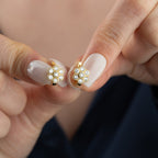 MINI DAISY OHRRINGE aus 925 Silber - Eleganter Ohrringe - AURIME