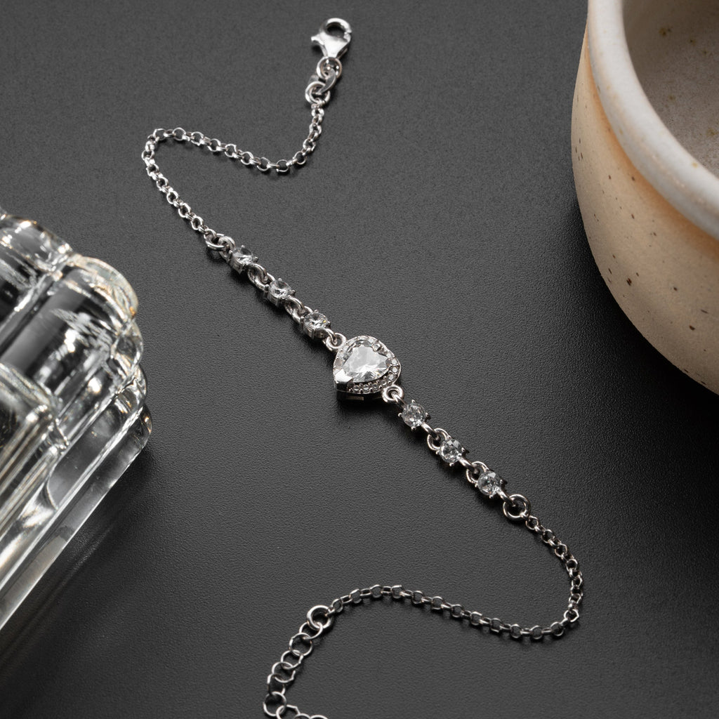 DROP STONE ARMBAND | 925 SILBER