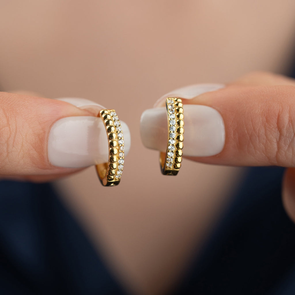 RUNI OHRRINGE aus 925 Silber - Eleganter Ohrringe - AURIME