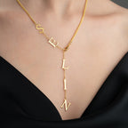 SOMMER NAMENSKETTE aus 925 Silber - Eleganter Halskette - AURIME