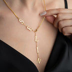 SOMMER NAMENSKETTE aus 925 Silber - Eleganter Halskette - AURIME