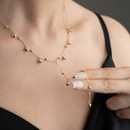ELUNE Y HALSKETTE aus 925 Silber - Eleganter Halskette - AURIME