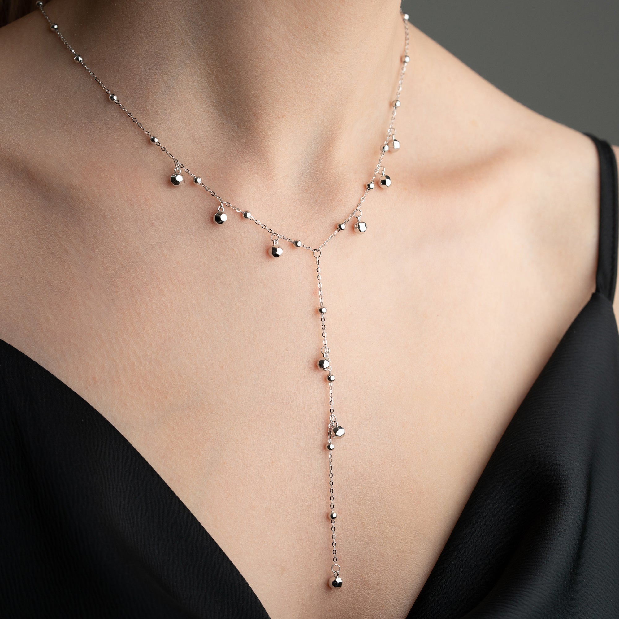 ELUNE Y HALSKETTE aus 925 Silber - Eleganter Halskette - AURIME