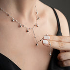 ELUNE Y HALSKETTE aus 925 Silber - Eleganter Halskette - AURIME