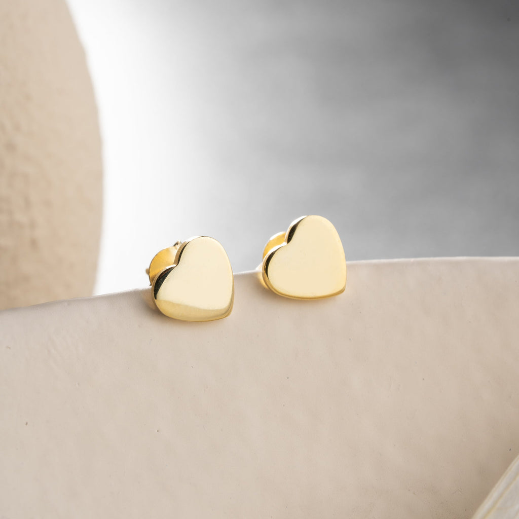 MINI HERZ OHRRINGE aus 925 Silber - Eleganter Ohrringe - AURIME