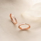 BIG MINI BAGUETTE OHRRINGE aus 925 Silber - Eleganter Ohrringe - AURIME
