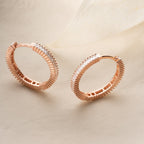 BIG MINI BAGUETTE OHRRINGE aus 925 Silber - Eleganter Ohrringe - AURIME