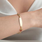 ERDBEER NAZAR KINDER ARMBAND aus 925 Silber - Eleganter Armband - AURIME