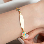 BALLON NAZAR KINDER ARMBAND aus 925 Silber - Eleganter Armband - AURIME
