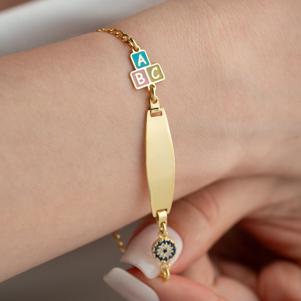 ABC NAZAR KINDER ARMBAND | 925 SILBER