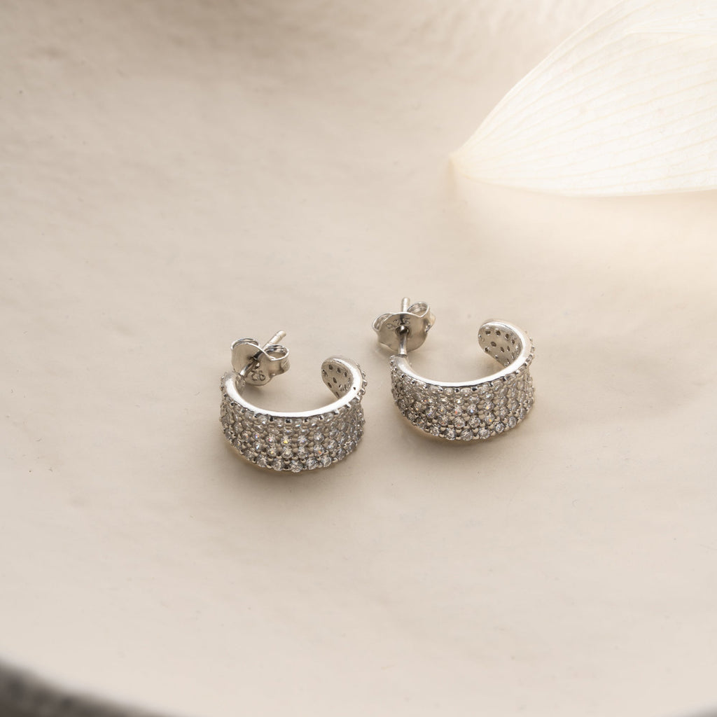 LEDA OHRRINGE | 925 SILBER