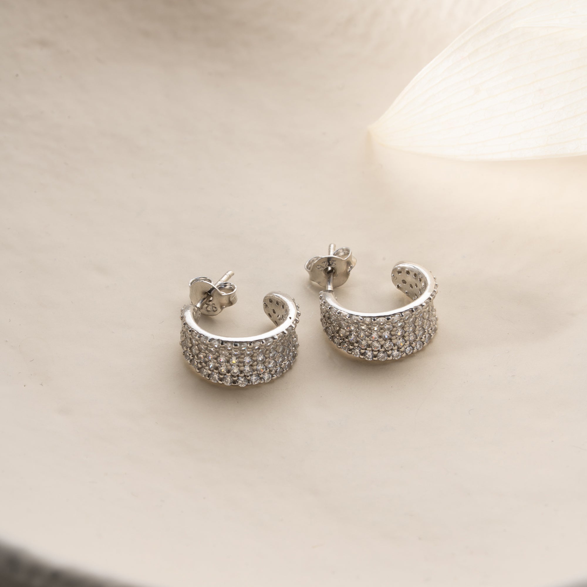 LEDA OHRRINGE | 925 SILBER