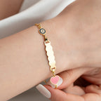ROSE HERZ KINDER ARMBAND aus 925 Silber - Eleganter Armband - AURIME