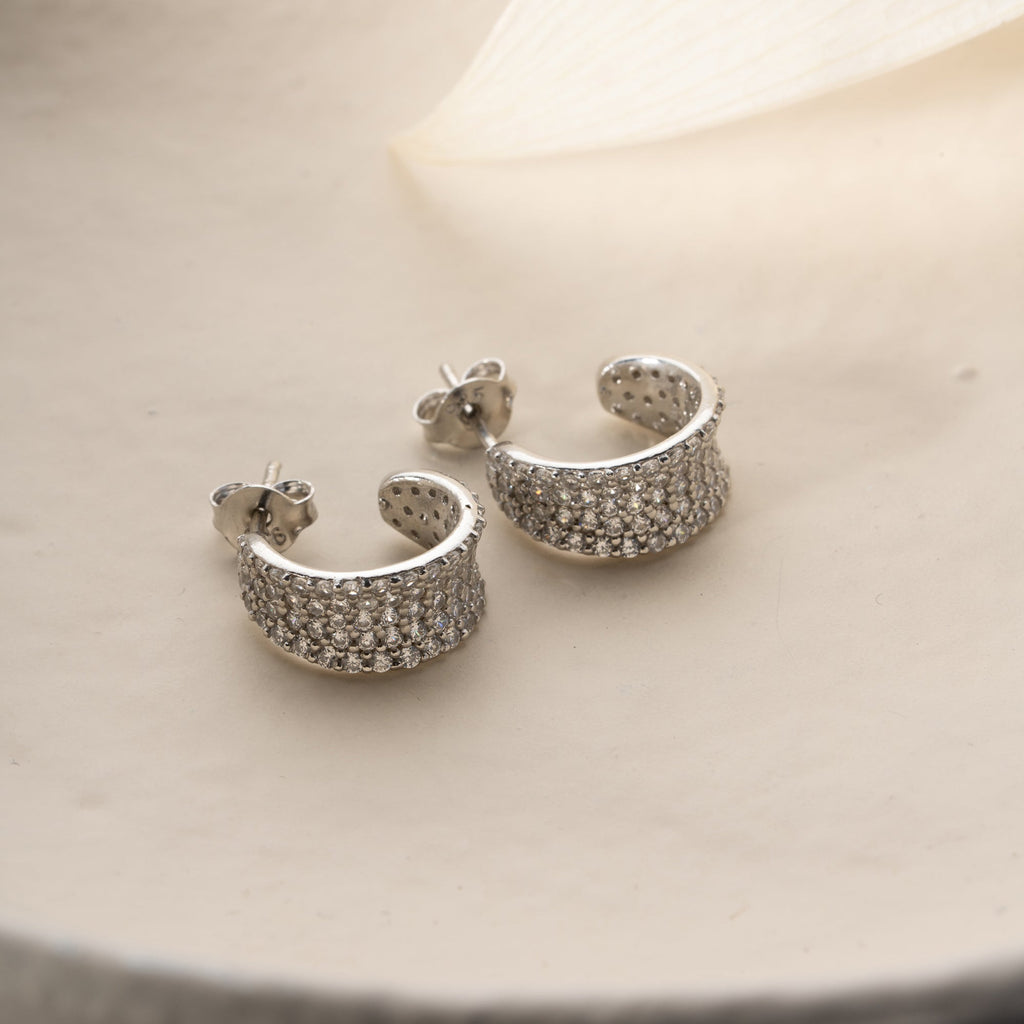 LEDA OHRRINGE | 925 SILBER