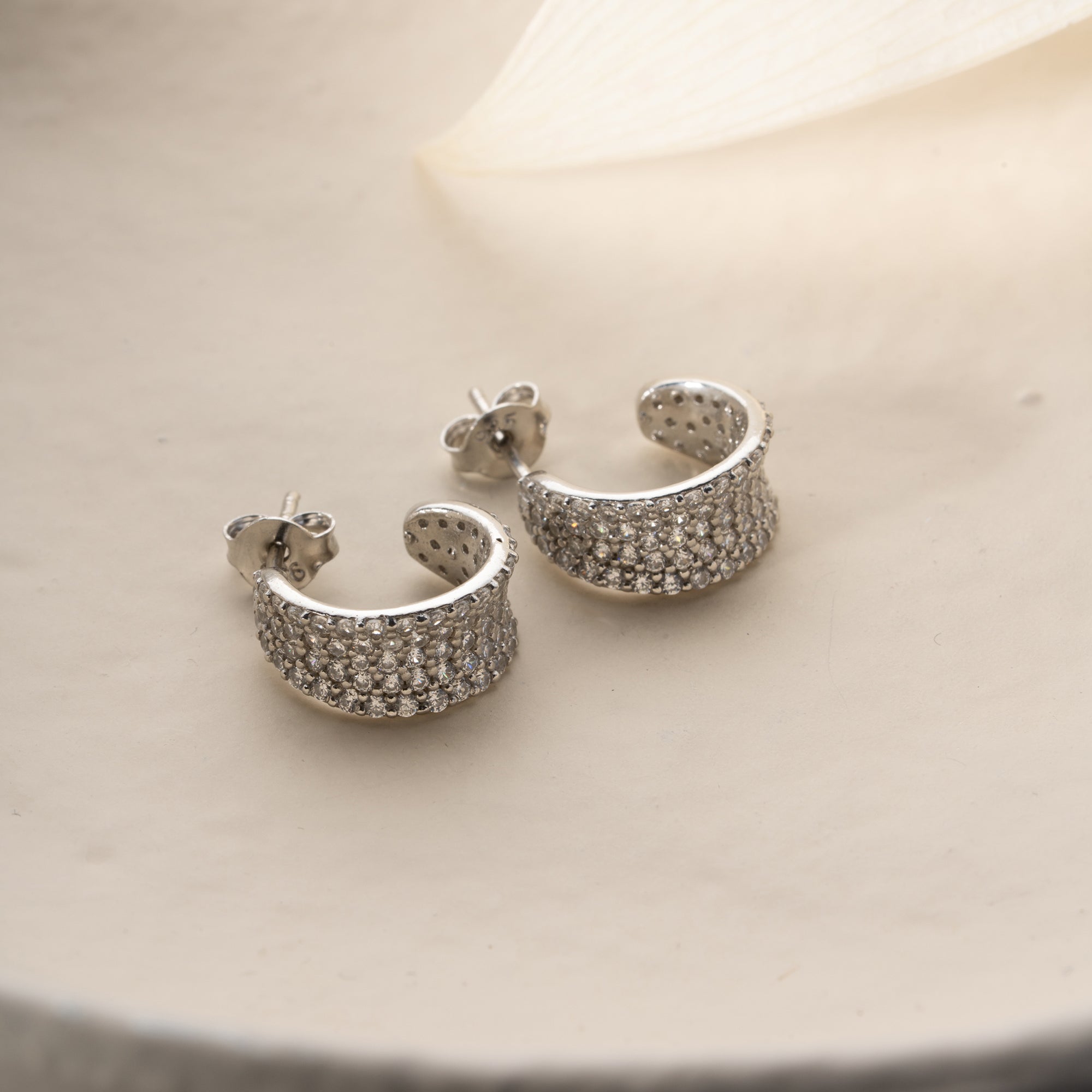 LEDA OHRRINGE | 925 SILBER