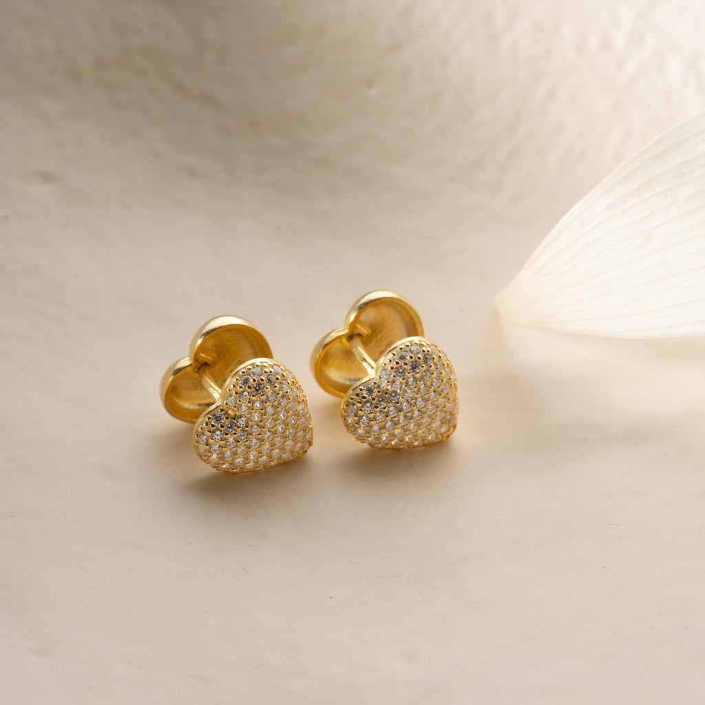 MIA HERZ OHRRINGE | 925 SILBER