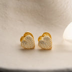 MIA HERZ OHRRINGE aus 925 Silber - Eleganter Ohrringe - AURIME