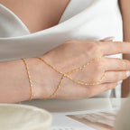 CRUSH CHAIN HANDKETTE aus 925 Silber - Eleganter Halskette - AURIME