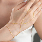 CRUSH CHAIN HANDKETTE aus 925 Silber - Eleganter Halskette - AURIME