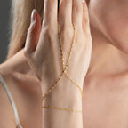 CRUSH CHAIN HANDKETTE aus 925 Silber - Eleganter Halskette - AURIME