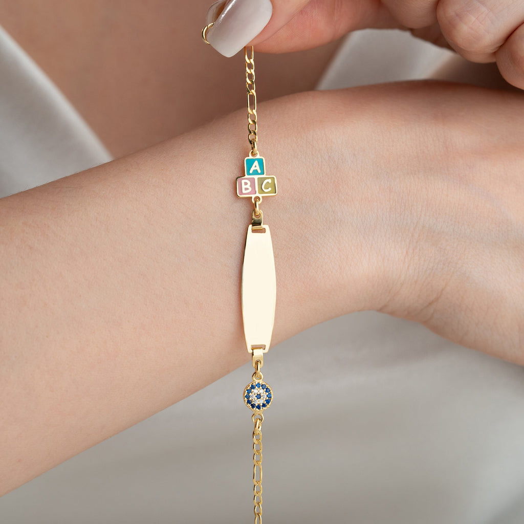 ABC NAZAR KINDER ARMBAND | 925 SILBER