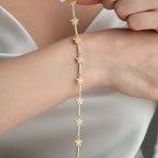 ICED STERN ARMBAND aus 925 Silber - Eleganter Armband - AURIME