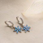AQUA POLARIS OHRRINGE | 925 SILBER