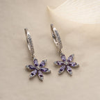 AMETHYST POLARIS OHRRINGE aus 925 Silber - Eleganter Ohrringe - AURIME