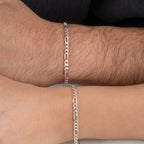 FIGARO BUCHSTABEN BASIC PARTNERARMBÄNDER aus 925 Silber - Hochwertiger Schmuck - AURIME