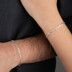 FIGARO BUCHSTABEN BASIC PARTNERARMBÄNDER aus 925 Silber - Hochwertiger Schmuck - AURIME