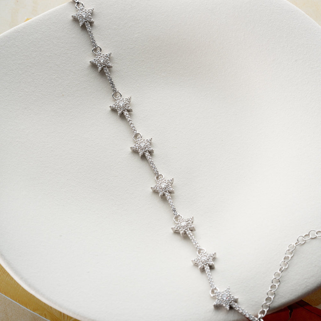 ICED STERN ARMBAND aus 925 Silber - Eleganter Armband - AURIME