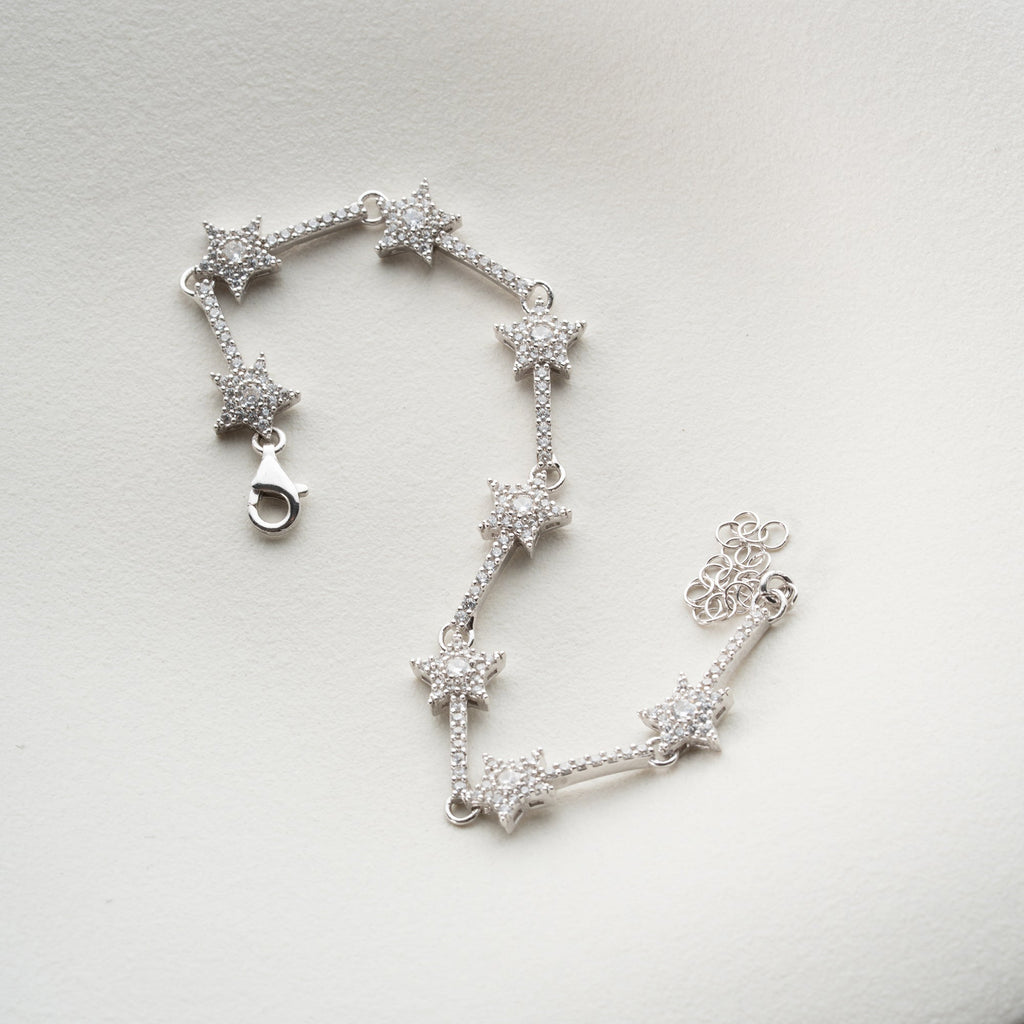 ICED STERN ARMBAND aus 925 Silber - Eleganter Armband - AURIME