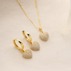 HERZ SET aus 925 Silber - Eleganter Schmuckset - AURIME