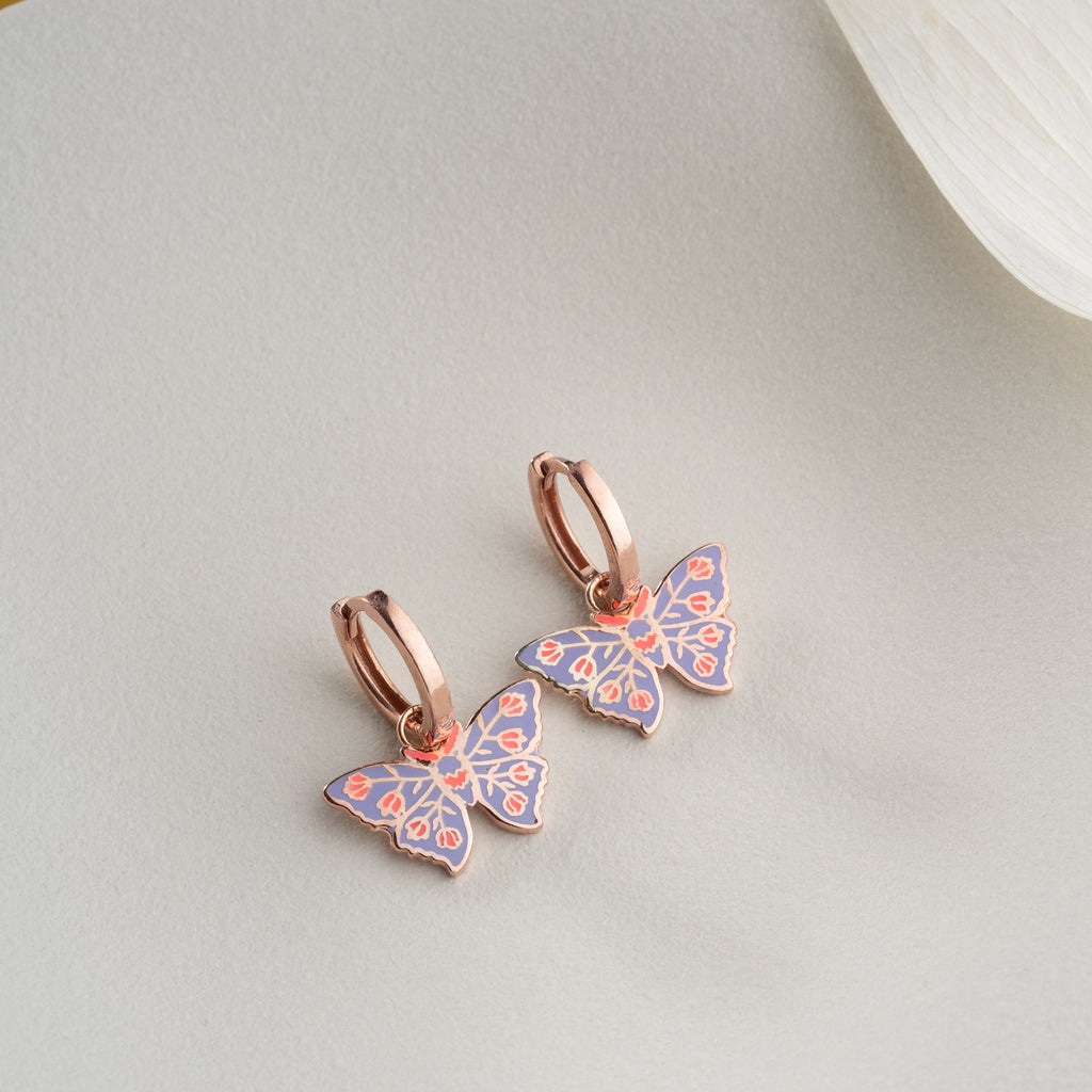 KINDER BUTTERFLY OHRRINGE aus 925 Silber - Eleganter Ohrringe - AURIME