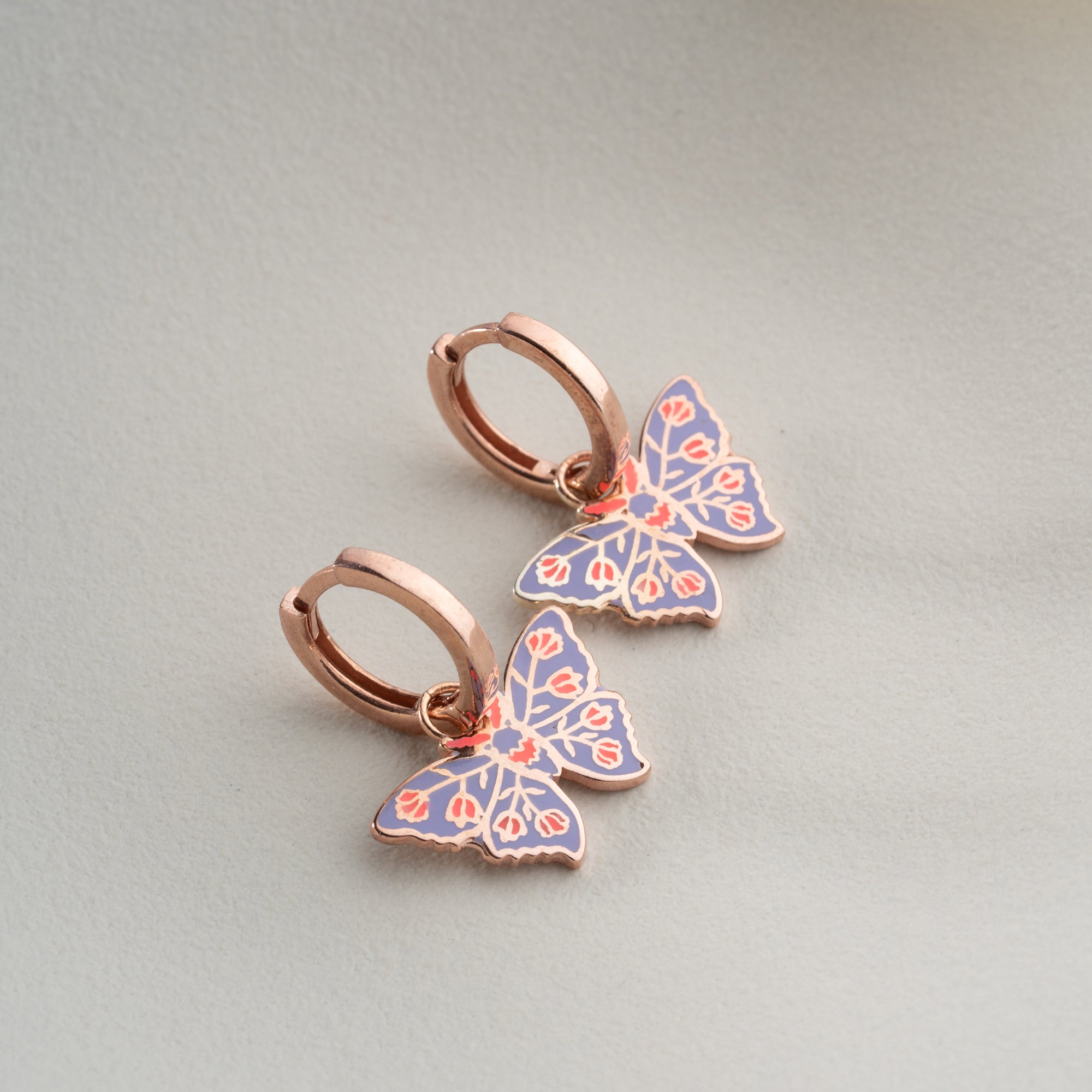 KINDER BUTTERFLY OHRRINGE aus 925 Silber - Eleganter Ohrringe - AURIME