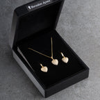 HERZ SET aus 925 Silber - Eleganter Schmuckset - AURIME