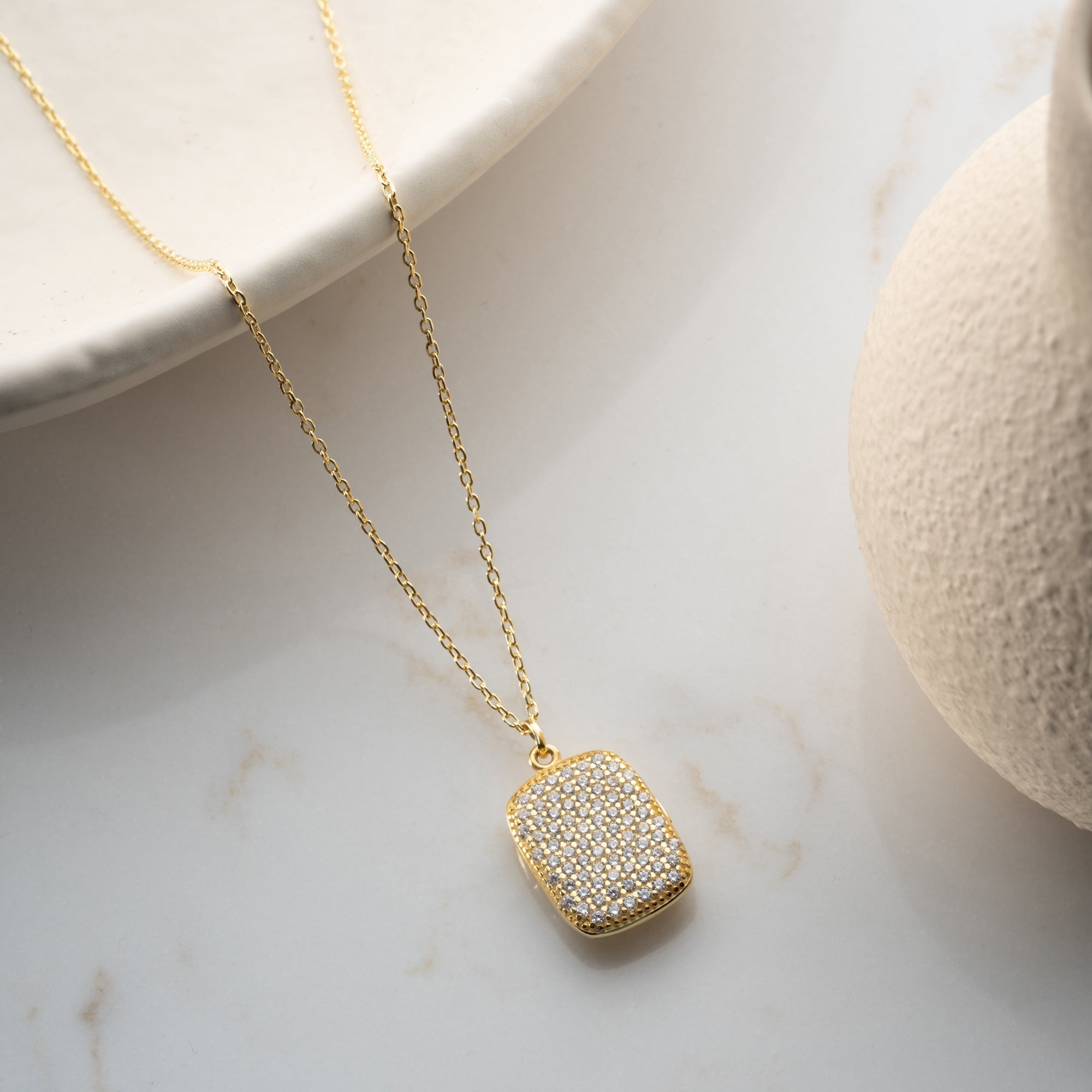 MIAYSE HALSKETTE aus 925 Silber - Eleganter Halskette - AURIME