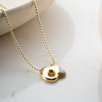 BUBBLE BUCHSTABENKETTE aus 925 Silber - Eleganter Halskette - AURIME