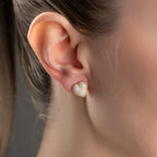 MIA HERZ OHRRINGE aus 925 Silber - Eleganter Ohrringe - AURIME