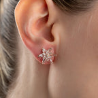 PHOEBE LOTUS OHRRINGE aus 925 Silber - Eleganter Ohrringe - AURIME