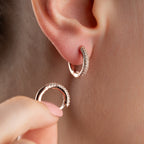 SOLIS OHRRINGE aus 925 Silber - Eleganter Ohrringe - AURIME