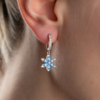 AQUA POLARIS OHRRINGE | 925 SILBER