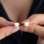 MINI HERZ OHRRINGE aus 925 Silber - Eleganter Ohrringe - AURIME