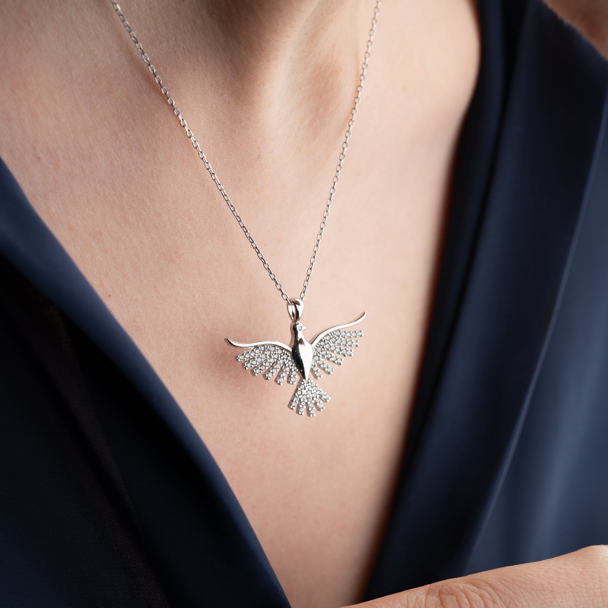 LUMI HALSKETTE aus 925 Silber - Eleganter Halskette - AURIME