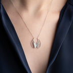 ENGELSFLÜGEL HALSKETTE aus 925 Silber - Eleganter Halskette - AURIME