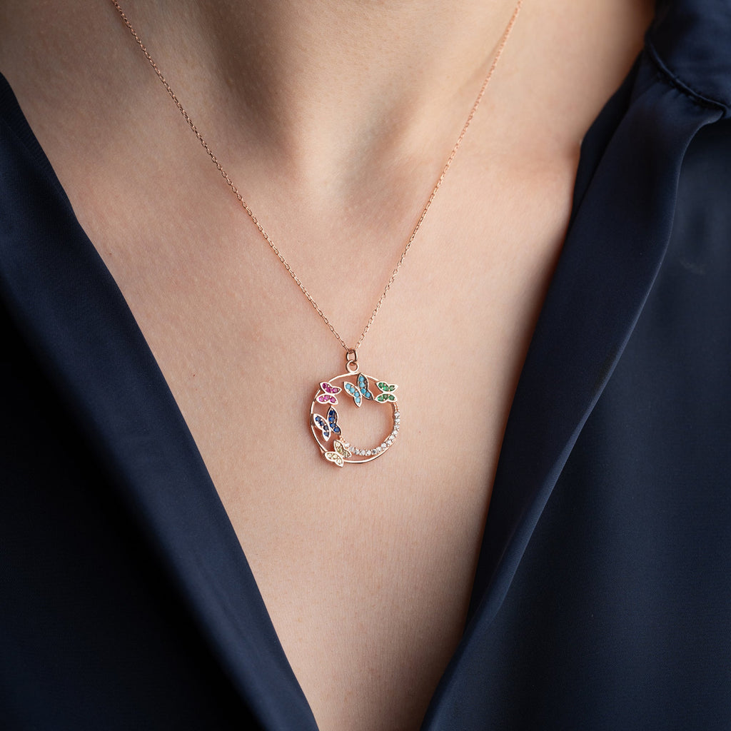 AVELINE HALSKETTE aus 925 Silber - Eleganter Halskette - AURIME