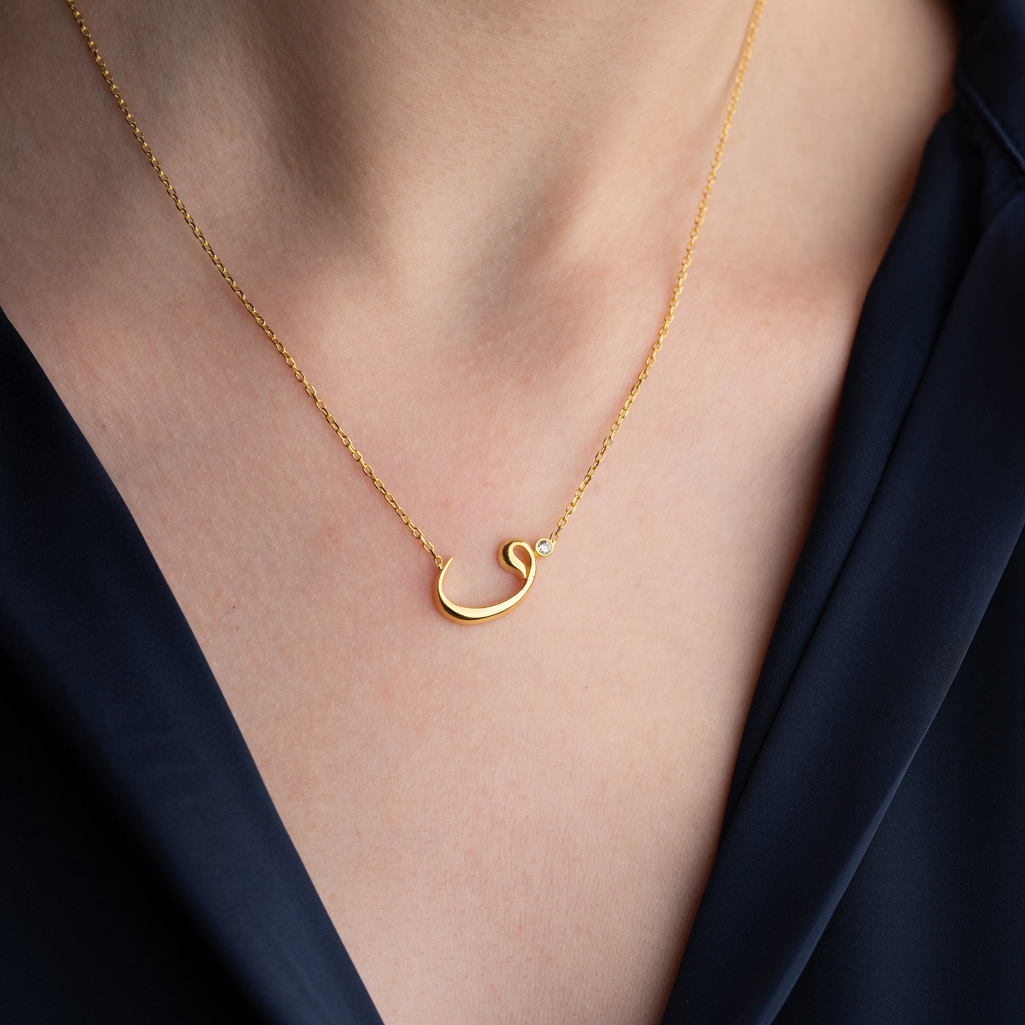 VAV HALSKETTE aus 925 Silber - Eleganter Halskette - AURIME